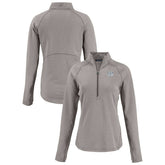 Cincinnati Bengals Cutter & Buck Women's Peshastin Eco Fleece Recycled Tri-Blend Raglan Half-Zip Jacket - Heather Gray sale