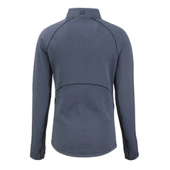 Detroit Lions Cutter & Buck Women's Americana Peshastin Eco Fleece Recycled Tri-Blend Raglan Half-Zip Jacket - Heather Navy sale