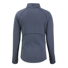 Green Bay Packers Cutter & Buck Women's Americana Peshastin Eco Fleece Recycled Tri-Blend Raglan Half-Zip Jacket - Heather Navy on sale