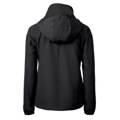 San Francisco 49ers Cutter & Buck Women's Charter Eco Recycled Half-Zip Hooded Anorak Jacket - Black online