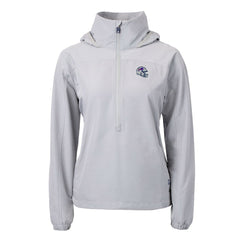 Buffalo Bills Cutter & Buck Women's Charter Eco Recycled Half-Zip Hooded Anorak Jacket - Gray outlet