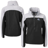 Buffalo Bills Cutter & Buck Women's Charter Eco Recycled Half-Zip Hooded Anorak Jacket - Black cheap