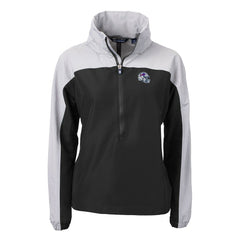 Buffalo Bills Cutter & Buck Women's Charter Eco Recycled Half-Zip Hooded Anorak Jacket - Black cheap