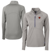 Chicago Bears Cutter & Buck Women's Adapt Eco Knit Stretch Recycled Raglan Half-Zip Top - Gray discount