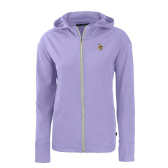 Minnesota Vikings Cutter & Buck Women's Daybreak Eco Recycled Full-Zip Hoodie Jacket - Purple on sale