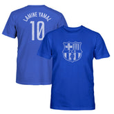 Lamine Yamal Barcelona 1863FC Youth Player Name & Number T-Shirt - Blue online