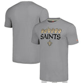 New Orleans Saints Homage Unisex The NFL ASL Collection by Love Sign American Sign Language T-Shirt - Grey cheap