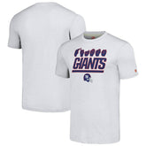 New York Giants Homage Unisex The NFL ASL Collection by Love Sign American Sign Language T-Shirt - Ash outlet