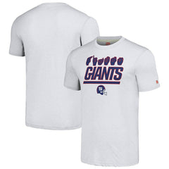 New York Giants Homage Unisex The NFL ASL Collection by Love Sign American Sign Language T-Shirt - Ash outlet