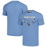 Tennessee Titans Homage Unisex The NFL ASL Collection by Love Sign American Sign Language T-Shirt - Light Blue outlet