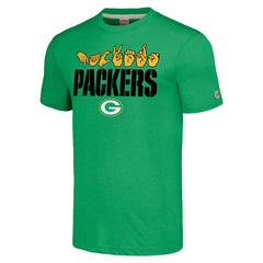 Green Bay Packers Homage Unisex The NFL ASL Collection by Love Sign American Sign Language T-Shirt - Green discount