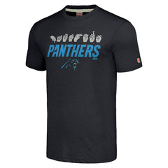 Carolina Panthers Homage Unisex The NFL ASL Collection by Love Sign American Sign Language T-Shirt - Charcoal outlet