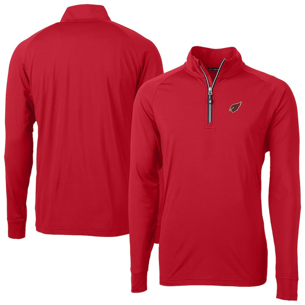 Arizona Cardinals Cutter & Buck Adapt Eco DryTec Raglan Quarter-Zip Jacket - Red outlet