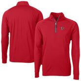 Atlanta Falcons Cutter & Buck Adapt Eco DryTec Raglan Quarter-Zip Jacket - Red on sale
