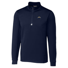 Los Angeles Chargers Cutter & Buck Traverse Stretch Quarter-Zip Top - Navy discount