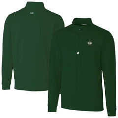 Green Bay Packers Cutter & Buck Traverse Stretch Quarter-Zip Top - Hunter Green discount