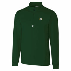 Green Bay Packers Cutter & Buck Traverse Stretch Quarter-Zip Top - Hunter Green discount