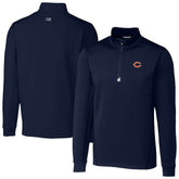 Chicago Bears Cutter & Buck Traverse Stretch Quarter-Zip Top - Navy cheap