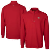 San Francisco 49ers Cutter & Buck Traverse Stretch Quarter-Zip Top - Red cheap