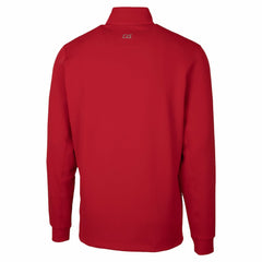 San Francisco 49ers Cutter & Buck Traverse Stretch Quarter-Zip Top - Red cheap
