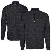 Jacksonville Jaguars Cutter & Buck Traverse Camo Print Stretch Quarter-Zip Top - Black on sale