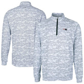 New England Patriots Cutter & Buck Traverse Camo Print Stretch Quarter-Zip Top - Charcoal cheap