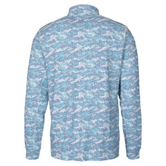 Seattle Seahawks Cutter & Buck Traverse Camo Print Stretch Quarter-Zip Top - Navy sale