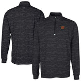Washington Commanders Cutter & Buck Traverse Camo Print Stretch Quarter-Zip Top - Black discount