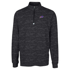 Buffalo Bills Cutter & Buck Traverse Camo Print Stretch Quarter-Zip Top - Black cheap