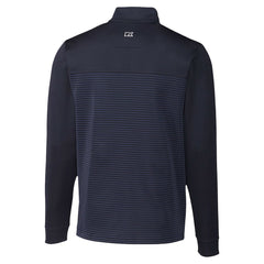 Seattle Seahawks Cutter & Buck Traverse Stripe Stretch DryTec Quarter-Zip Top - Navy cheap