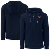 Chicago Bears Cutter & Buck Roam Eco Recycled Half-Zip Hoodie - Navy cheap