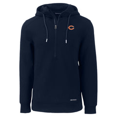 Chicago Bears Cutter & Buck Roam Eco Recycled Half-Zip Hoodie - Navy cheap