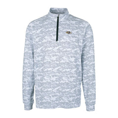 Baltimore Ravens Cutter & Buck Big & Tall Traverse Eco Camo Tri-Blend DryTec Quarter-Zip Jacket - Charcoal on sale
