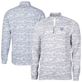 Indianapolis Colts Cutter & Buck Big & Tall Traverse Eco Camo Tri-Blend DryTec Quarter-Zip Jacket - Charcoal discount