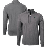 Tampa Bay Buccaneers Cutter & Buck Big & Tall Adapt Eco Raglan Quarter-Zip Jacket - Heather Black discount