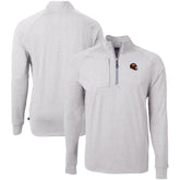 Washington Commanders Cutter & Buck Big & Tall Adapt Eco Raglan Quarter-Zip Jacket - Heather Gray outlet