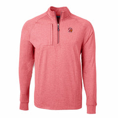 Tampa Bay Buccaneers Cutter & Buck Big & Tall Adapt Eco Raglan Quarter-Zip Jacket - Heather Red discount