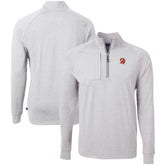 Tampa Bay Buccaneers Cutter & Buck Big & Tall Adapt Eco Raglan Quarter-Zip Jacket - Heather Gray on sale
