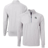 Indianapolis Colts Cutter & Buck Big & Tall Adapt Eco Raglan Quarter-Zip Jacket - Heather Gray on sale