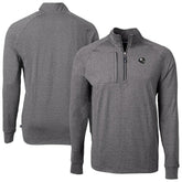 Pittsburgh Steelers Cutter & Buck Big & Tall Adapt Eco Raglan Quarter-Zip Jacket - Heather Black online