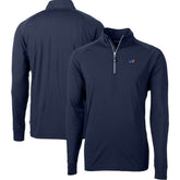 Washington Commanders Cutter & Buck Big & Tall Americana Adapt Eco DryTec Raglan Quarter-Zip Jacket - Navy cheap