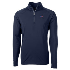 Washington Commanders Cutter & Buck Big & Tall Americana Adapt Eco DryTec Raglan Quarter-Zip Jacket - Navy cheap