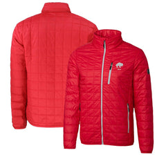 Buffalo Bills Cutter & Buck Big & Tall Rainier PrimaLoft Eco Insulated Full-Zip Puffer Jacket - Red on sale