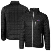Buffalo Bills Cutter & Buck Big & Tall Rainier PrimaLoft Eco Insulated Full-Zip Hoodie Puffer Jacket - Black discount