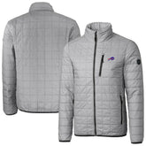Buffalo Bills Cutter & Buck Big & Tall Rainier PrimaLoft Eco Insulated Full-Zip Hoodie Puffer Jacket - Gray discount