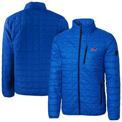 Buffalo Bills Cutter & Buck Big & Tall Rainier PrimaLoft Eco Insulated Full-Zip Hoodie Puffer Jacket - Royal outlet