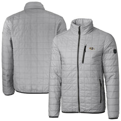 Baltimore Ravens Cutter & Buck Big & Tall Rainier PrimaLoft Eco Insulated Full-Zip Hoodie Puffer Jacket - Gray discount