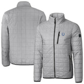 Indianapolis Colts Cutter & Buck Big & Tall Rainier PrimaLoft Eco Insulated Full-Zip Hoodie Puffer Jacket - Gray discount