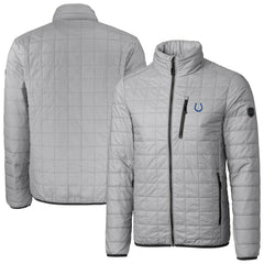 Indianapolis Colts Cutter & Buck Big & Tall Rainier PrimaLoft Eco Insulated Full-Zip Hoodie Puffer Jacket - Gray discount