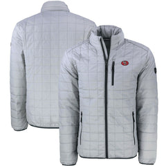 San Francisco 49ers Cutter & Buck Big & Tall Rainier PrimaLoft Eco Insulated Full-Zip Puffer Jacket - Gray cheap